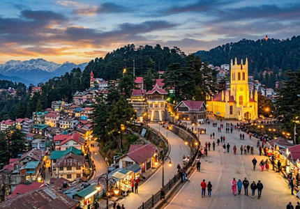 Chandigarh Shimla Manali Dharamshala Chandigarh Tour